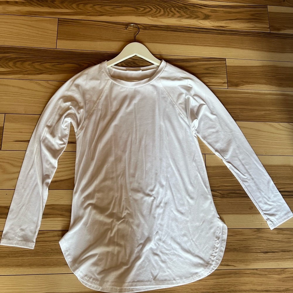 Classic White Long Sleeve Top